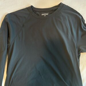 Rhône Reign Long Sleeve, Black Sized Small